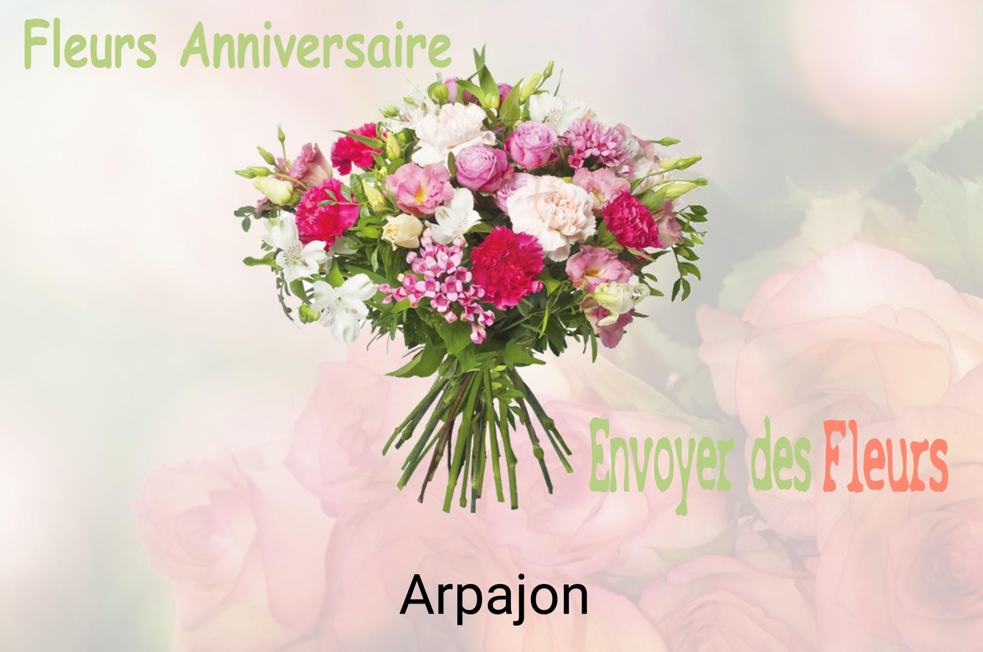 Bouquet de fleurs d’anniversaire livré à Arpajon